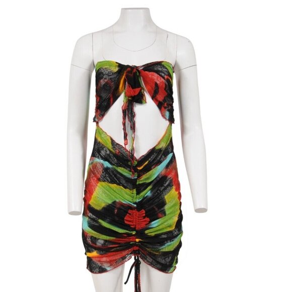 kim shui stretch cotton dress Kim Shui Stretch Cotton Dress in White